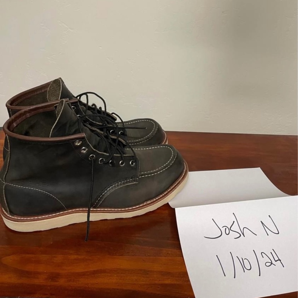 Red wing moc toe boots - 8890 - sz 12d - excellent